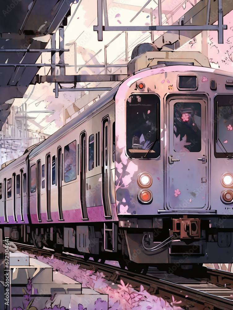 Fototapeta premium 電車