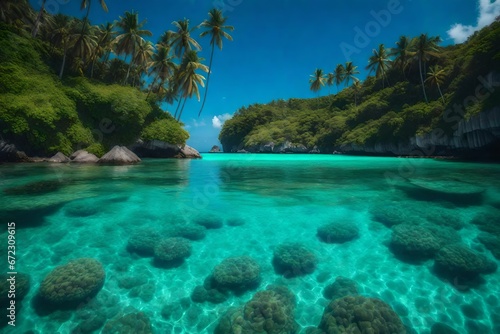 beach with turquoise water © ANAS