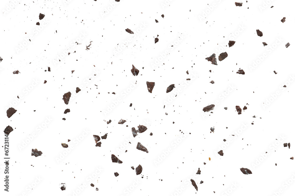 scattered rock particles and dust texture - obrazy, fototapety, plakaty 
