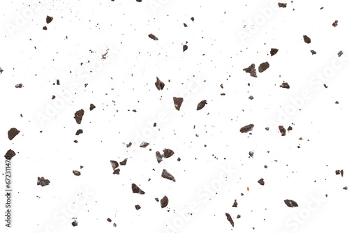 scattered rock particles and dust texture photo
