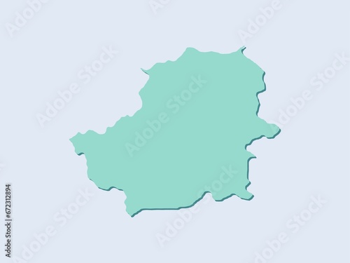 Icon of the Italian province of Torino, Piemontena with lilac background and teal icon photo