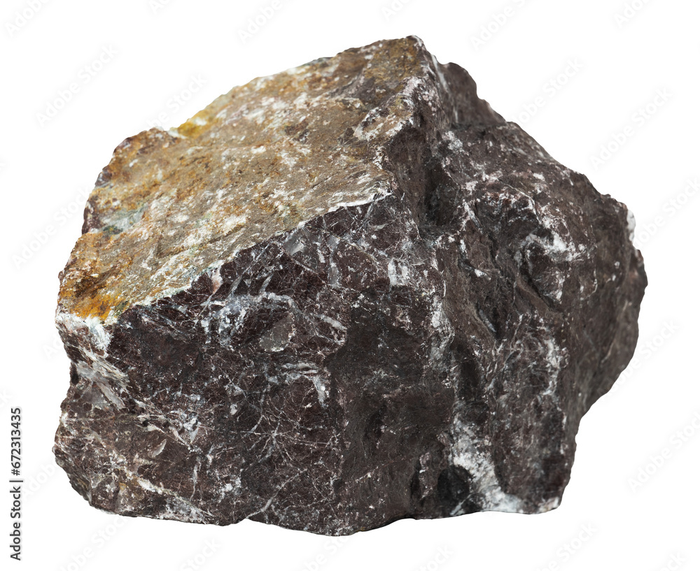natural boulders stone isolated element