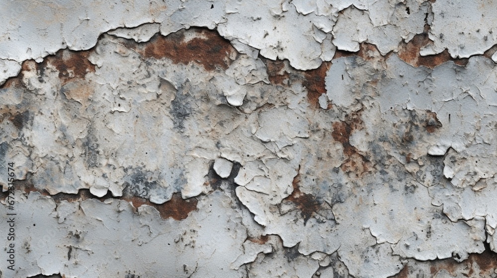 old iron texture spattered with white paint.Generative AI