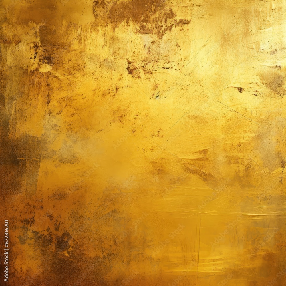 Grunge golden background with space for text or image. Abstract texture Generative ai.