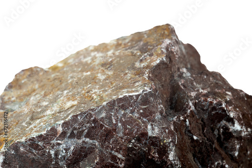 natural rough boulder isolated element