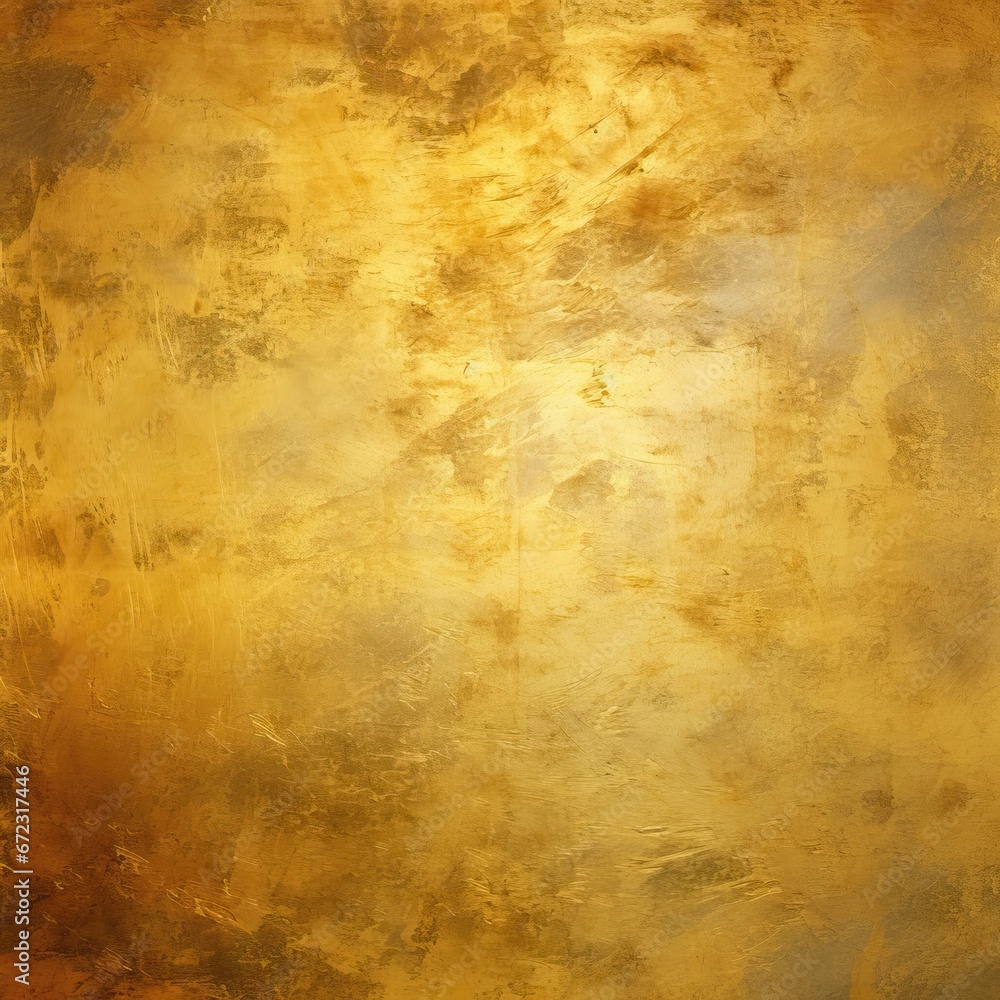 Obraz premium Grunge golden background with space for text or image. Abstract texture Generative ai.