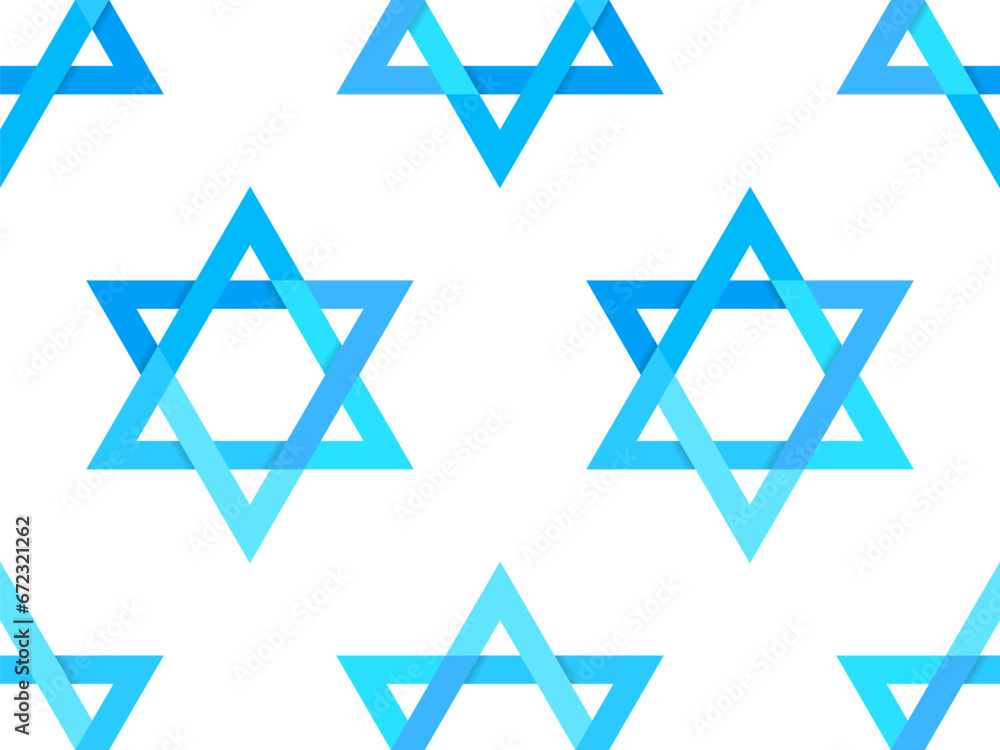 Hanukkah seamless pattern with stars of David. Hanukkah is a Jewish holiday. Stars of David on a white background. Design for posters, banners and promotional products. Vector illustration Hanukkah seamless pattern with stars of David. Hanukkah is a Jewish holiday. Stars of David on a white background. Design for posters, banners and promotional products. Vector illustration
