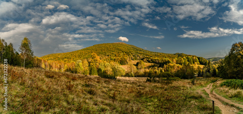 Fototapeta Naklejka Na Ścianę i Meble -  Polonina Wetlinska, Bieszczady mountain, Bieszczady National Park, Poland.
