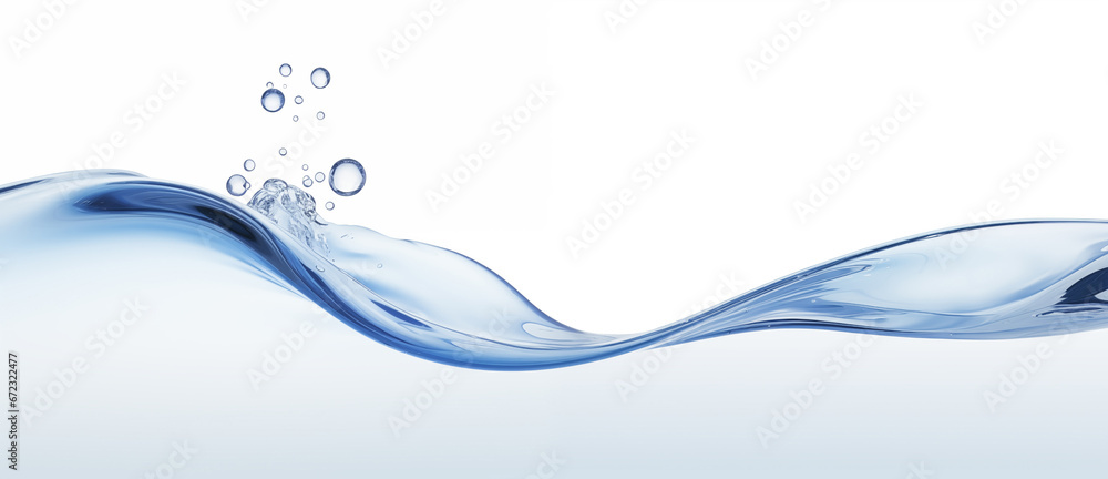 Blue Burst Wave with Splashes Blue Burst Wave with Splashes