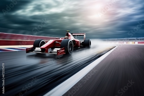 Racing Dreams Unleashed: High-Speed Race Car Starts on the International Track, Fueled by Excitement and Adrenaline