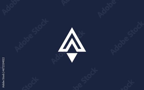 letter a with rocket logo icon design Vector design template inspiration