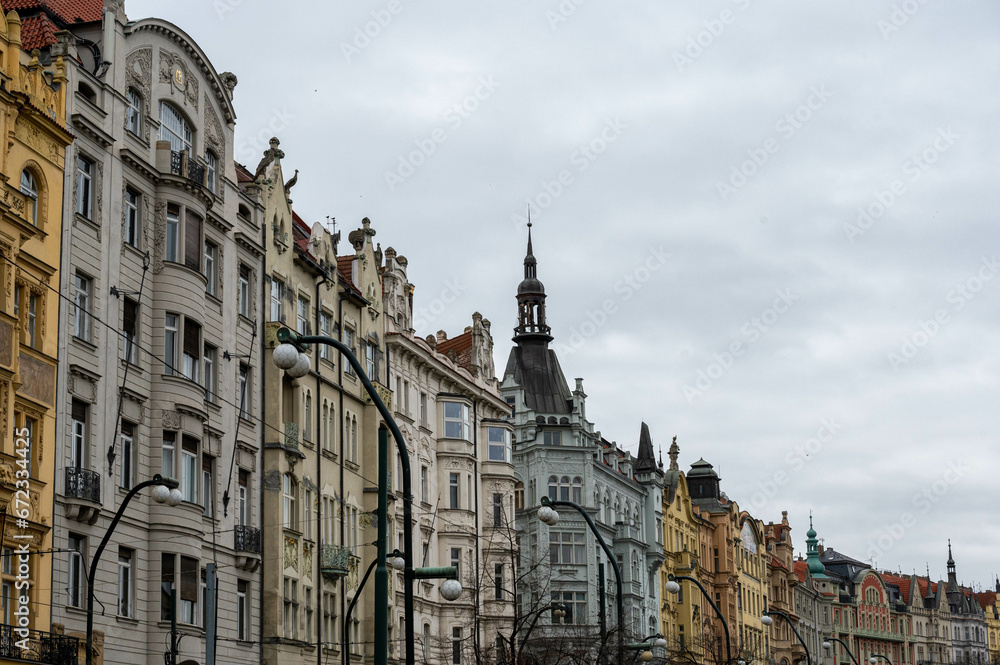 Obraz premium In der schönen Stadt Prag. 