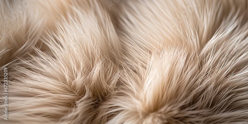 AI Generated. AI Generative. Fur fluffy texture pattern material decoration background. Graphic Art Illustration