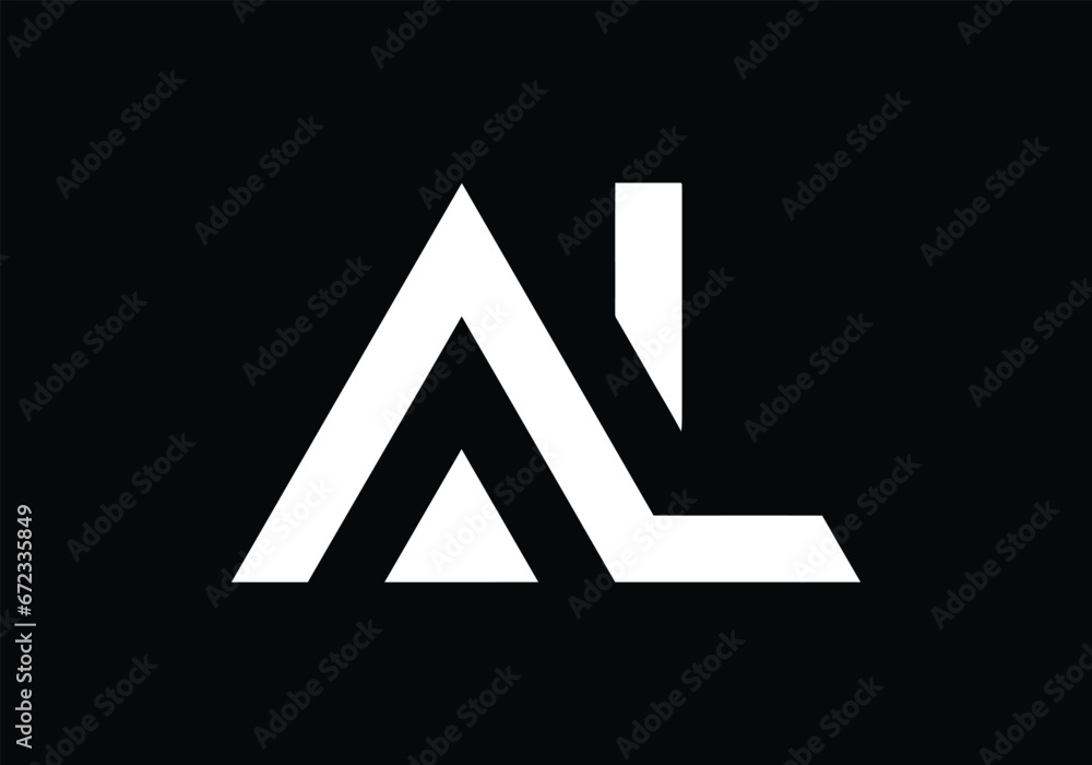 Initial monogram letter AL logo Design vector Template. AL Letter Logo Design.
Initial monogram letter AL logo Design vector Template. AL Letter Logo Design.