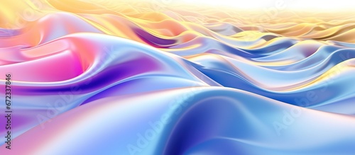 Modern dynamic colorful lines wave flow background. AI generated