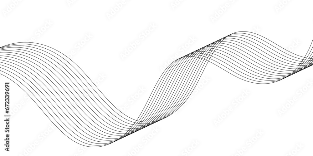 Abstract flowing wave lines on white background. Design element for technology, science, modern concept.vector eps 10 Abstract flowing wave lines on white background. Design element for technology, science, modern concept.vector eps 10