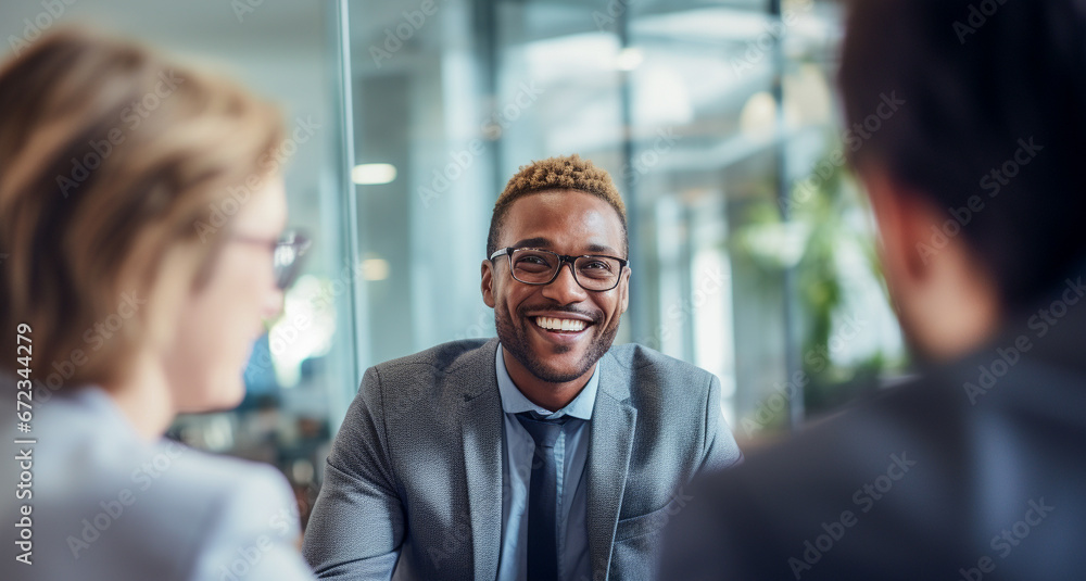 Job Interview Different Races Beautiful Race and Ethnicity Diversity at Work. People From Different ...