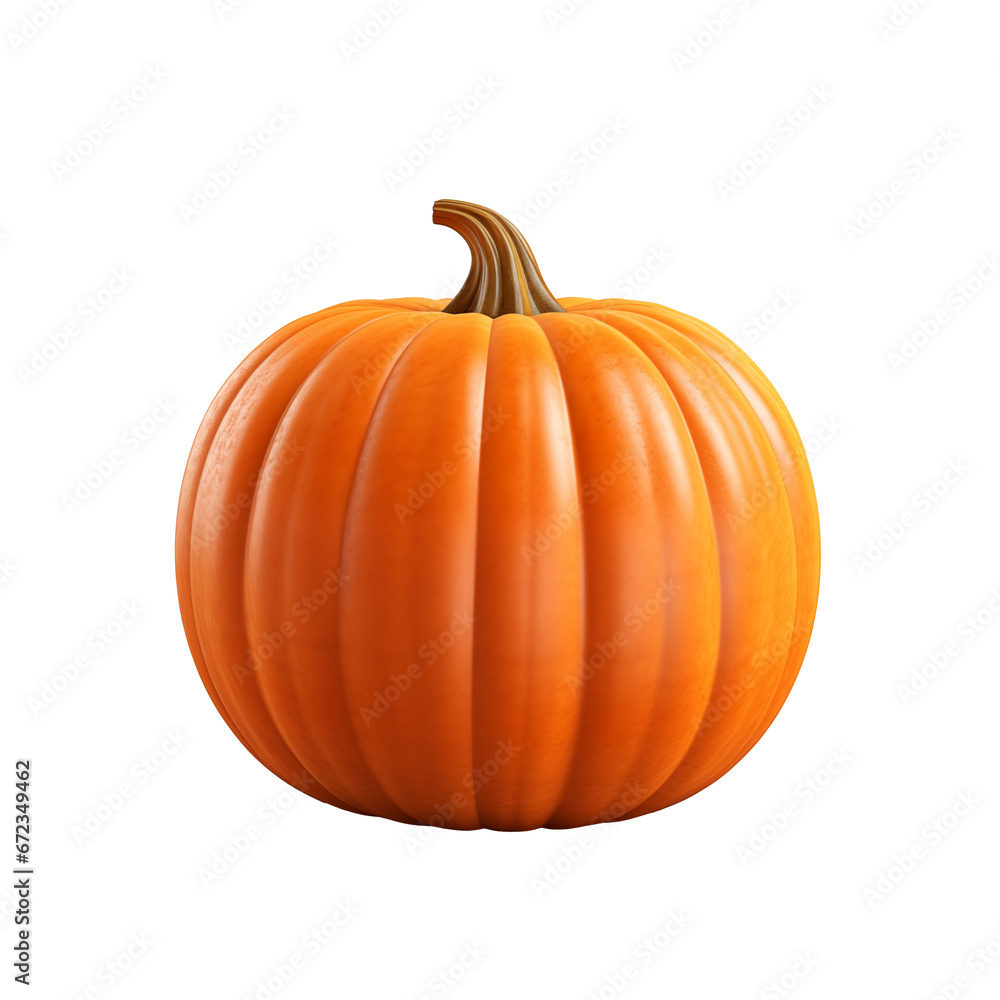 Obraz premium pumpkin isolated white or transparent png background