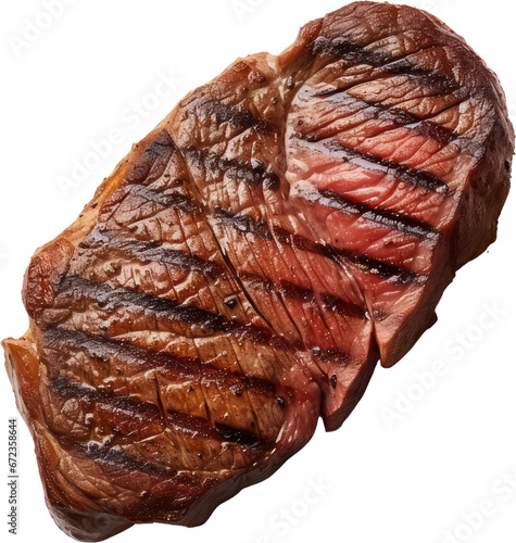 Delicious Tasty sliced grill beef steak  Juicy medium  rosemary  Herb  PNG  Transparent  isolate.