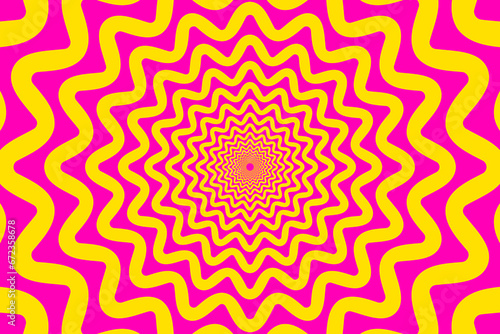 Starburst abstract Psychedelic background. vector illustration