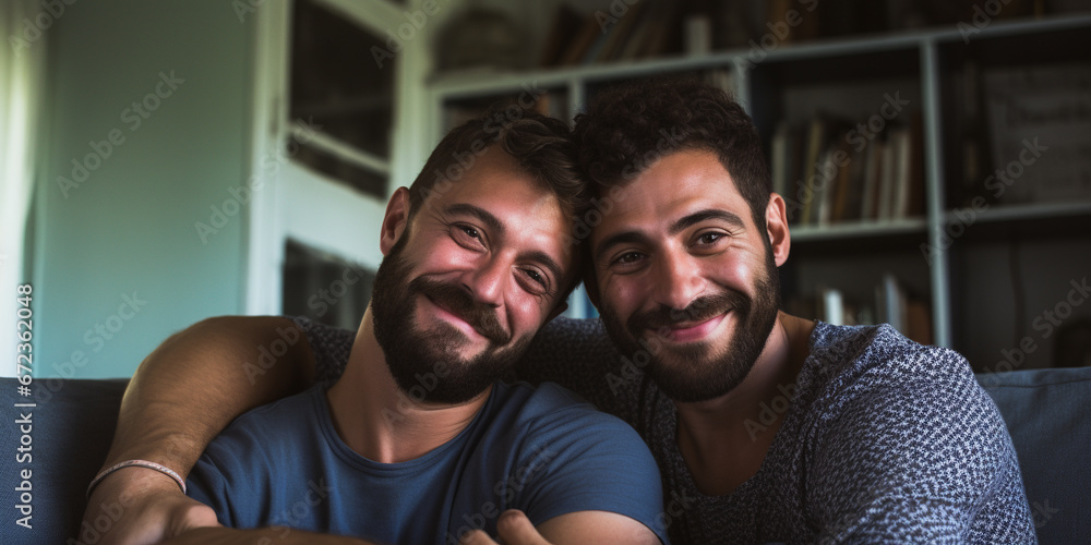 Couple of homosexual men Couple of homosexual men