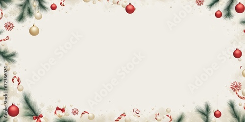 decorated christmas greeting card frame