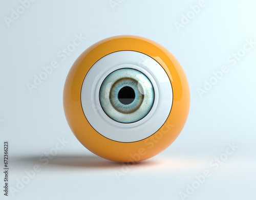 Human eyeball.