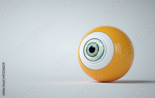 Human eyeball.
