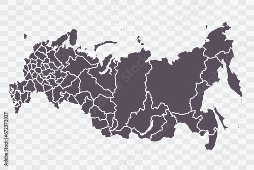 Russia Map Graphite Color on White Background quality files Png