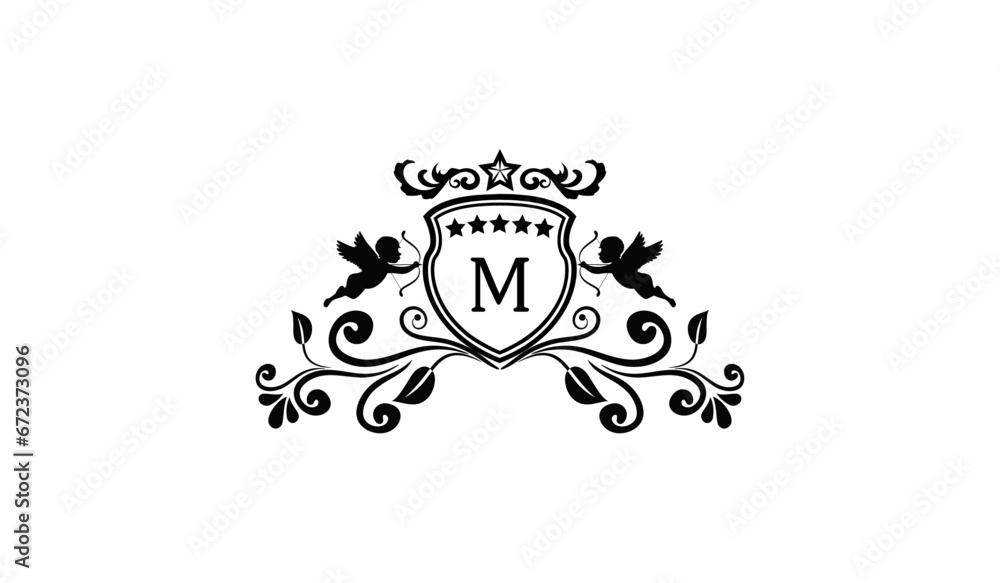 Luxury Elegant Card Logo M Luxury Elegant Card Logo M