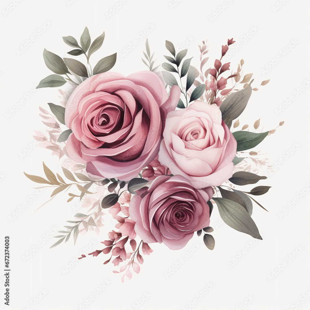 bouquet of roses on a white background clipart bouquet of roses on a white background clipart