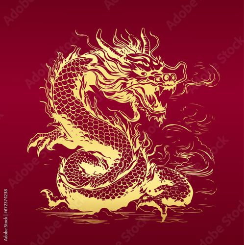 Chinese New Year dragon