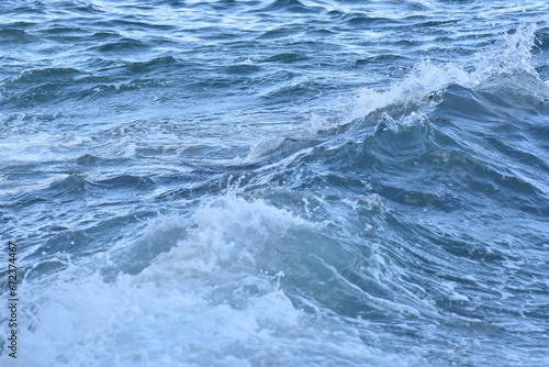 Ocean Waves, Sea Waves, Blue Tone, Ocean texture