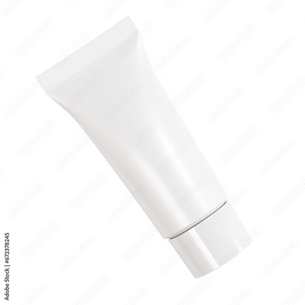 a blank image of a Cosmetic Tube isolated on a white background a blank image of a Cosmetic Tube isolated on a white background