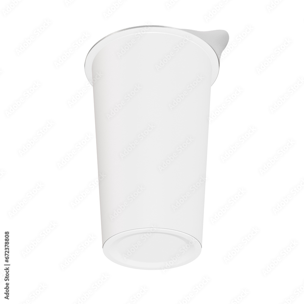 a image of a Cup with Foil isolated on a white background a image of a Cup with Foil isolated on a white background
