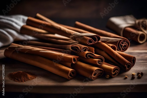 cinnamon sticks and anise stars