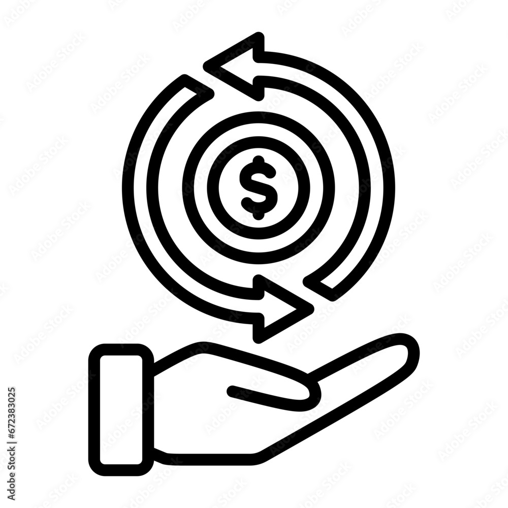 Cash Flow Icon Cash Flow Icon