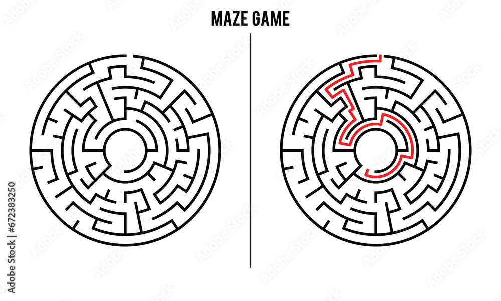 Advanced Circular/Circle Maze Puzzle Game And Solution Advanced Circular/Circle Maze Puzzle Game And Solution
