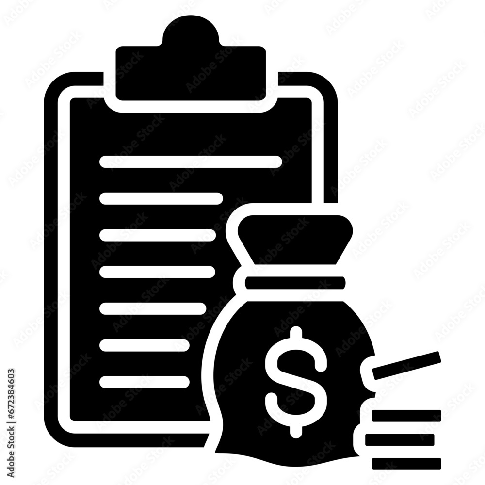 Financial Report Icon Financial Report Icon