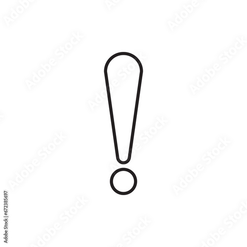 danger exclamation icon vector illustration eps 