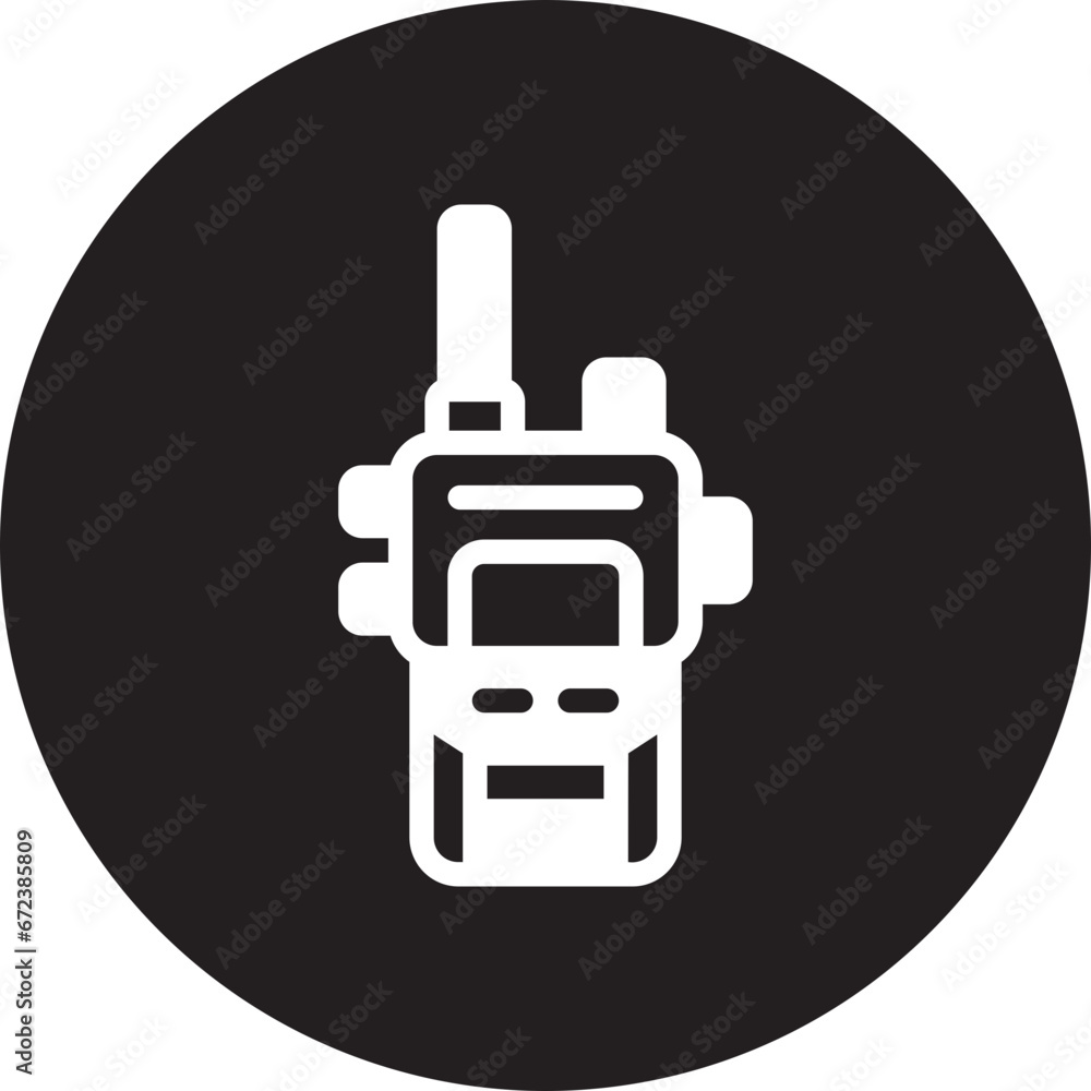 walkie talkie glyph icon walkie talkie glyph icon