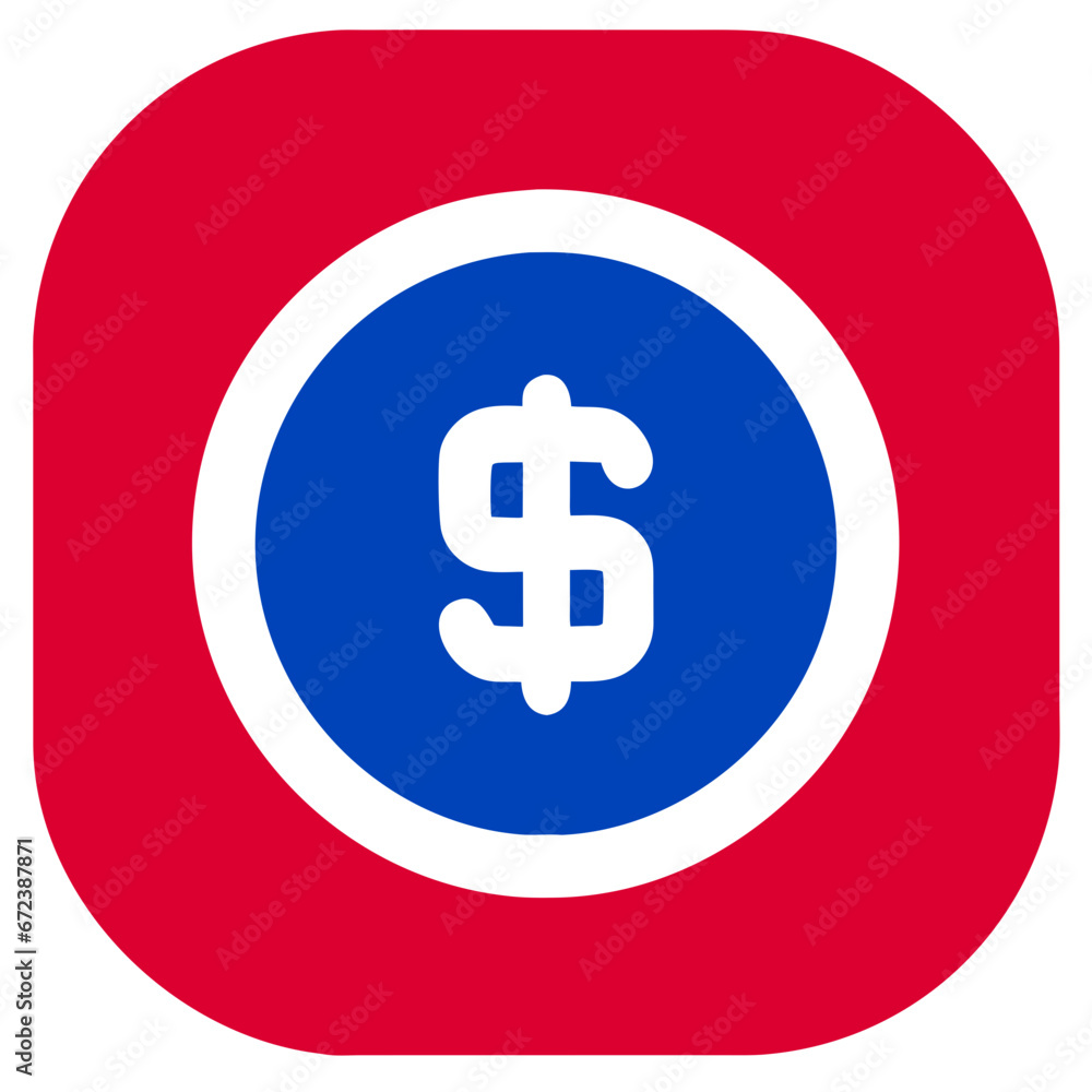 Obraz premium dollar sign icon