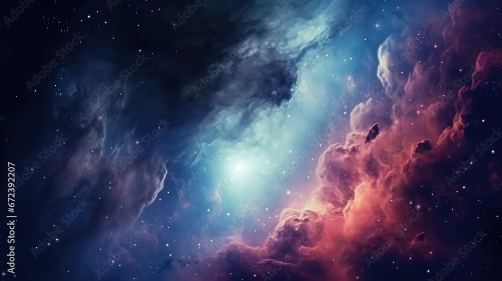 Stary night cosmos. colorful space galaxy cloud nebula Stary night cosmos. colorful space galaxy cloud nebula