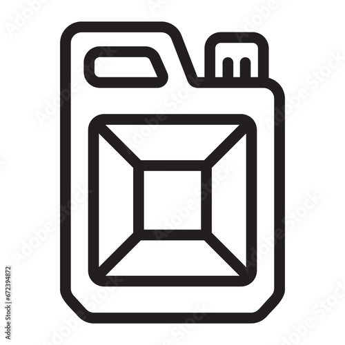 jerrycan line icon