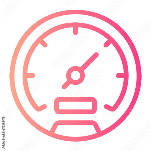 speedometer gradient icon