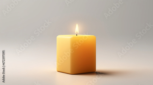 Diwali Candle gift box on white background isolated