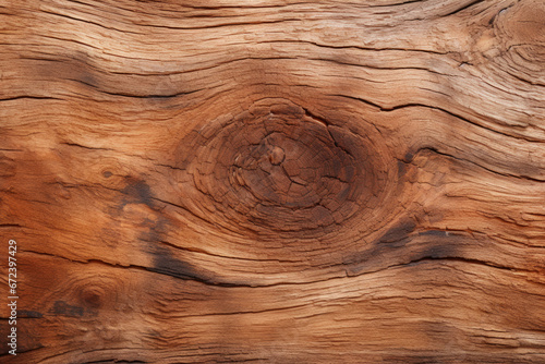 Natural wood texture with horizontal grain and central knot, single cut board