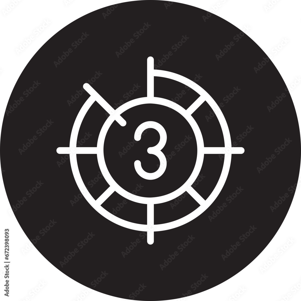 countdown glyph icon countdown glyph icon