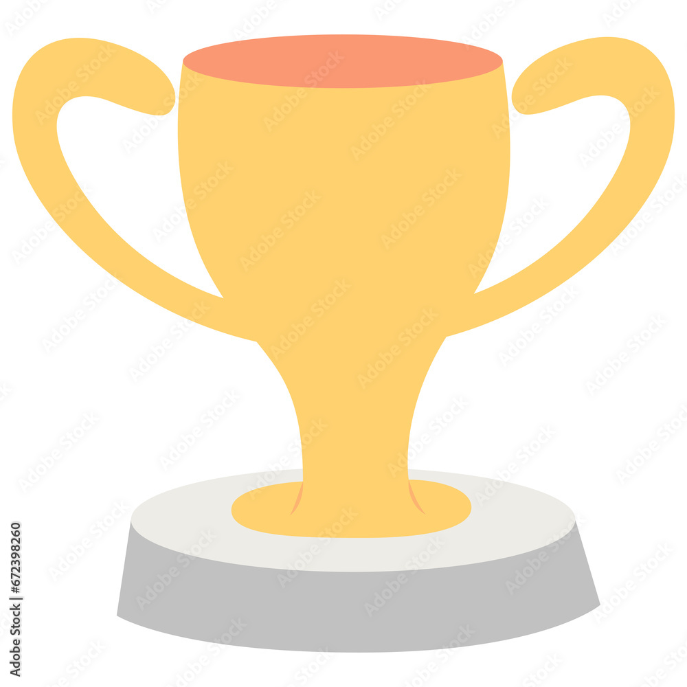 Trofeo de campeonato, ilustración digital Trofeo de campeonato, ilustración digital
