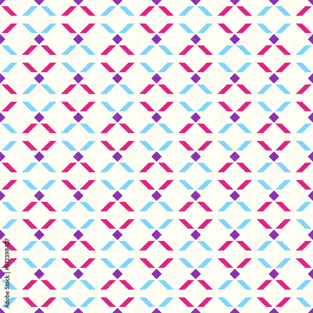 Seamless print with geometric elements Seamless print with geometric elements